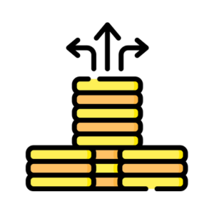 fund investment in different ways vector