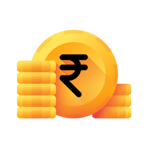 rupees pension vector